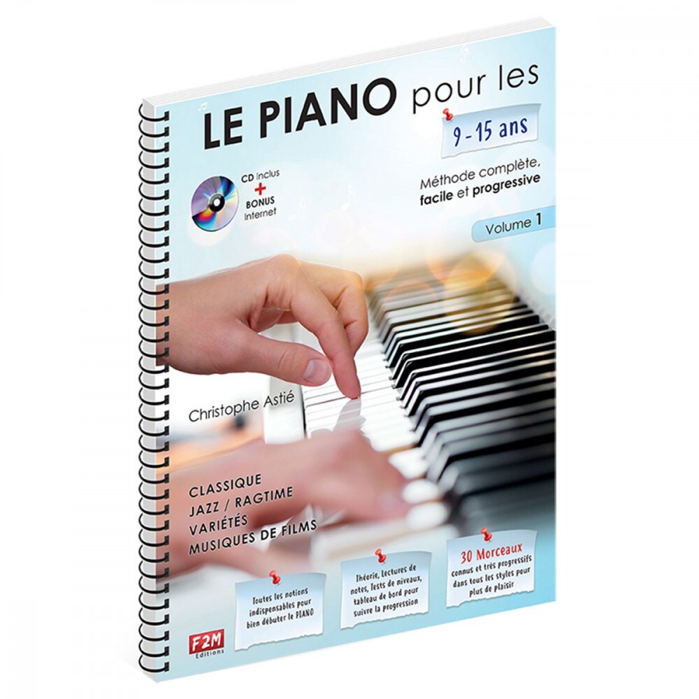Cover: 9791097552015 | Le Piano Pour Les 9-15 Ans | Christophe Astié | Buch + CD | 2018 | F2M