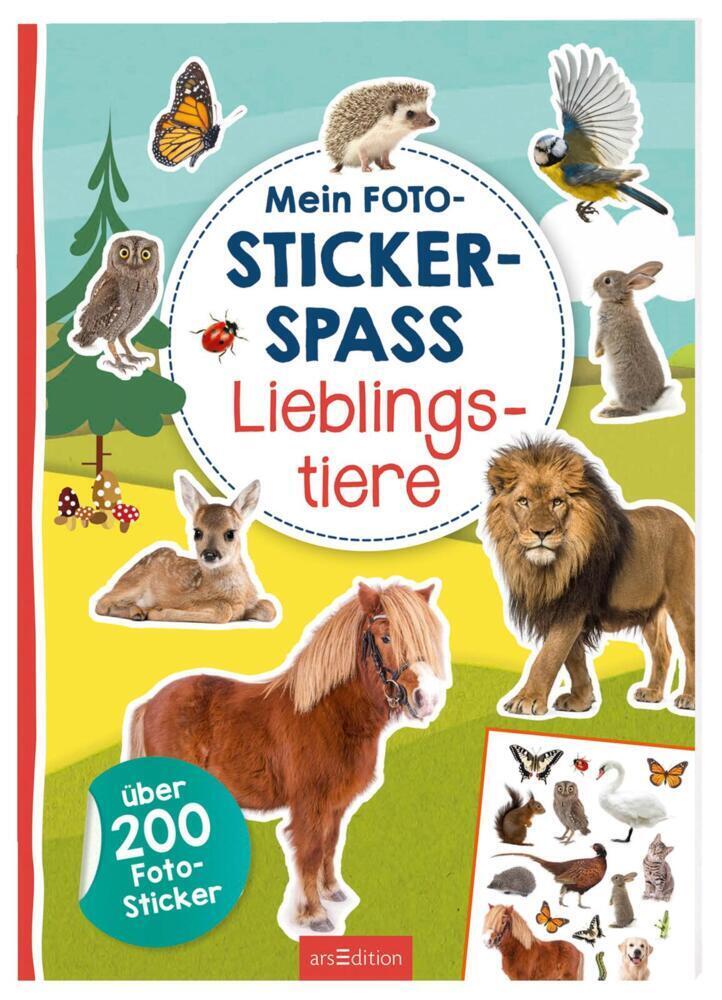 Cover: 9783845837086 | Mein Foto-Stickerspaß - Lieblingstiere | Über 200 Foto-Sticker | Buch