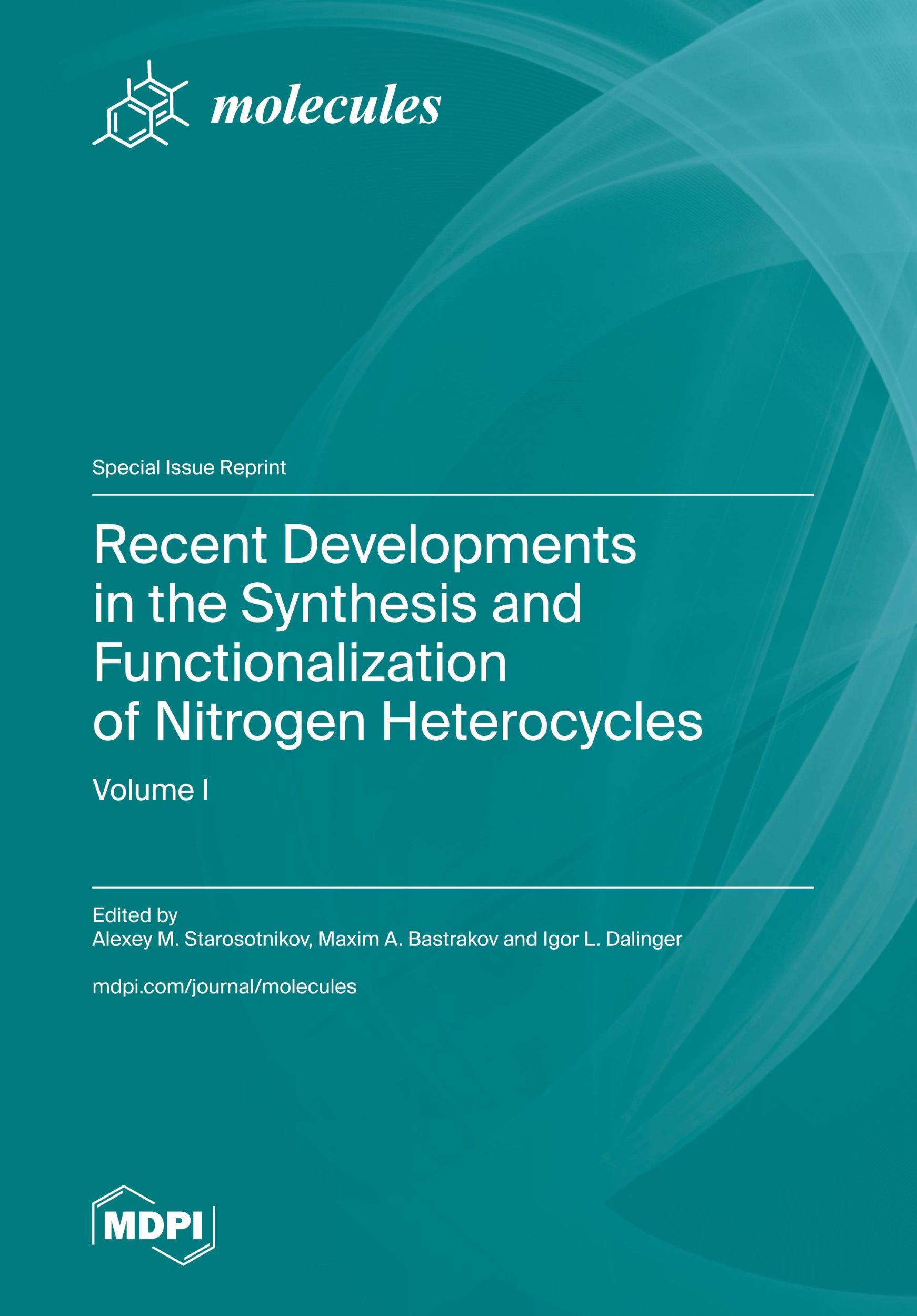 Cover: 9783725820795 | Recent Developments in the Synthesis and Functionalization of...