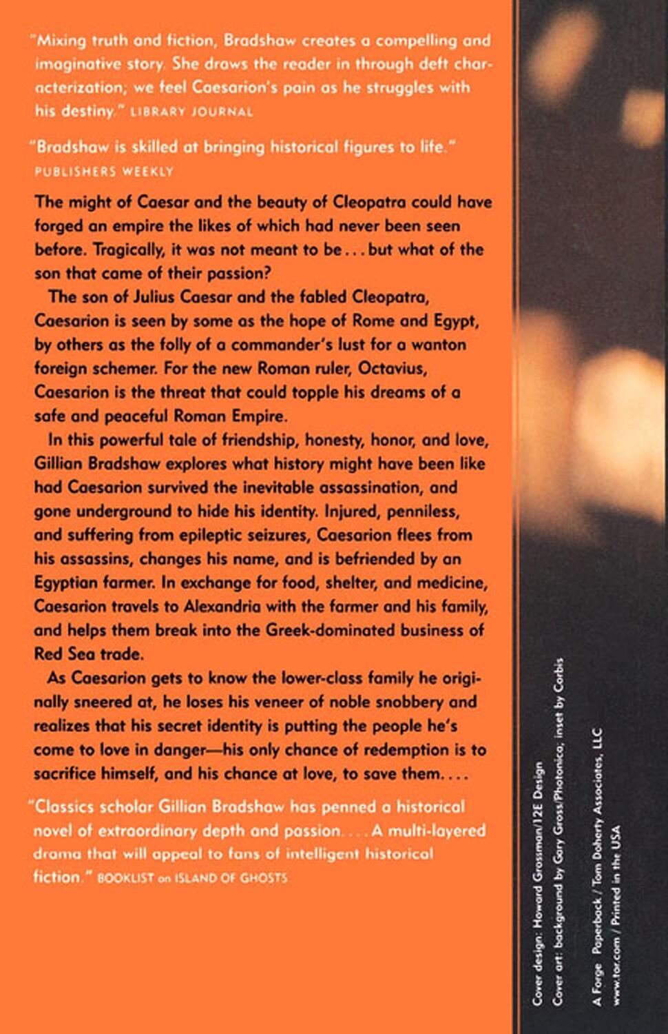 Rückseite: 9780765302298 | Cleopatra's Heir | Gillian Bradshaw | Taschenbuch | Paperback | 2003