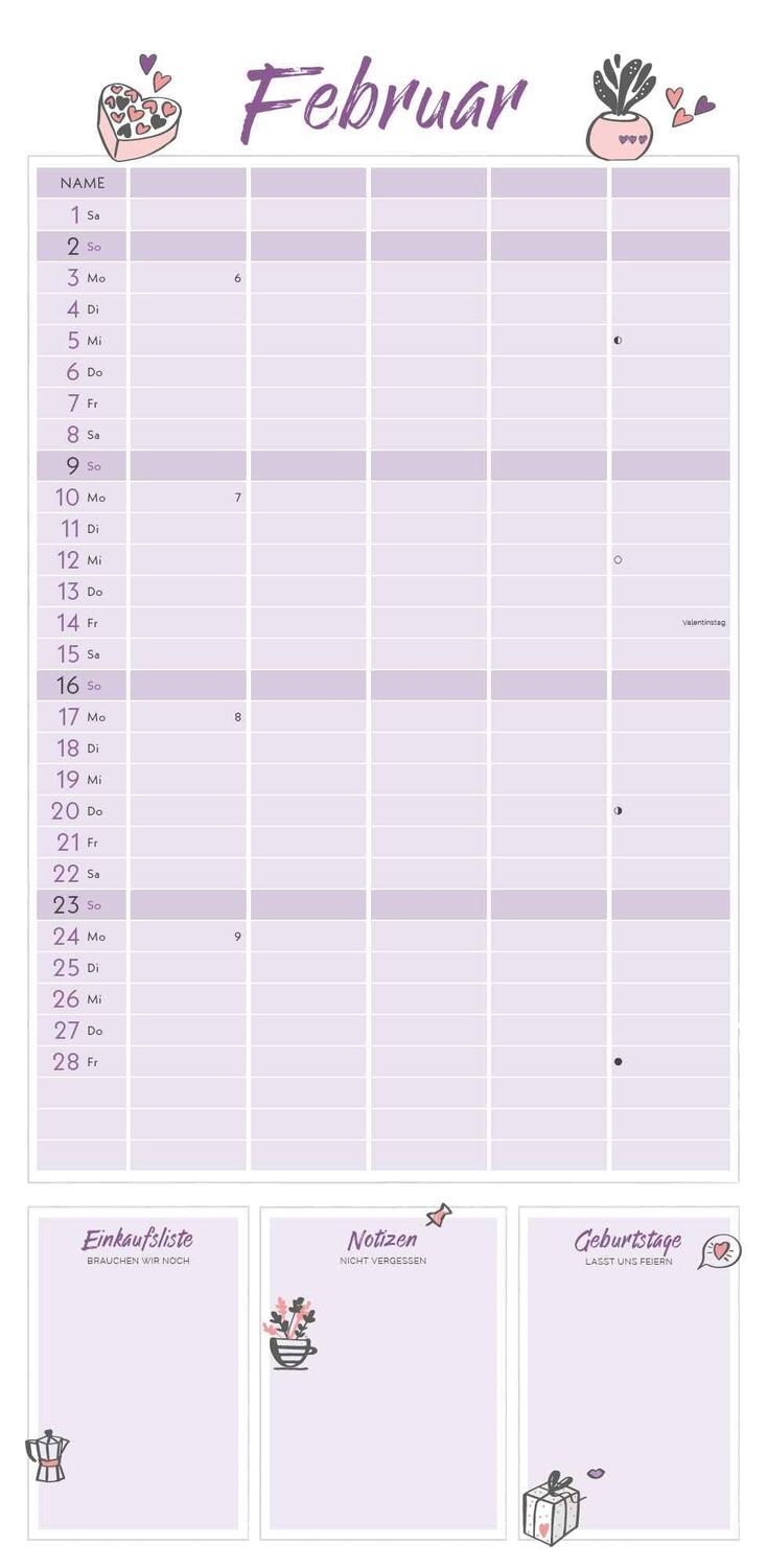 Bild: 4251732341244 | Little Lovely Planner 2025 Familienplaner - Familien-Timer -...