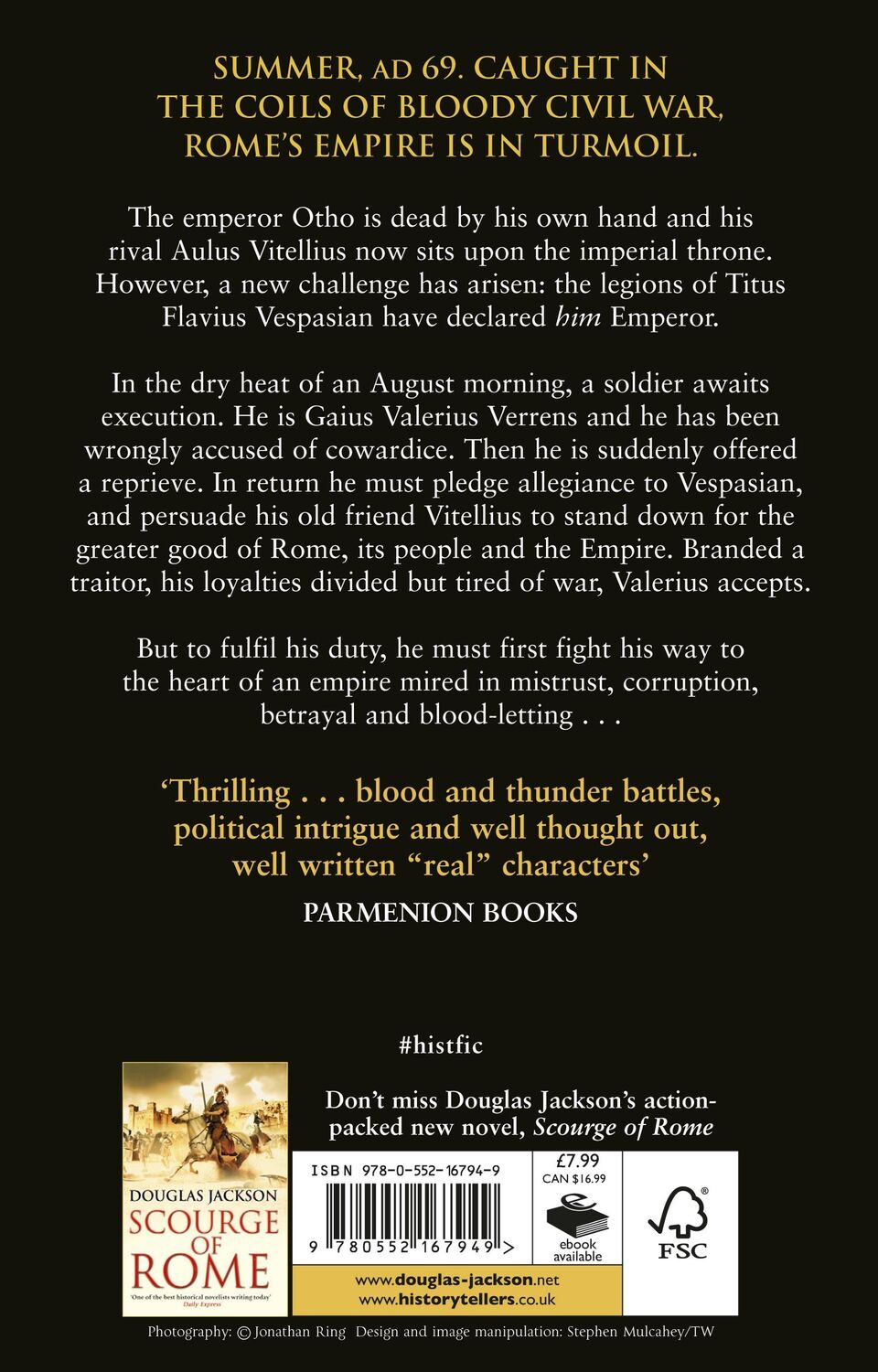 Rückseite: 9780552167949 | Enemy of Rome | Douglas Jackson | Taschenbuch | Englisch | 2015