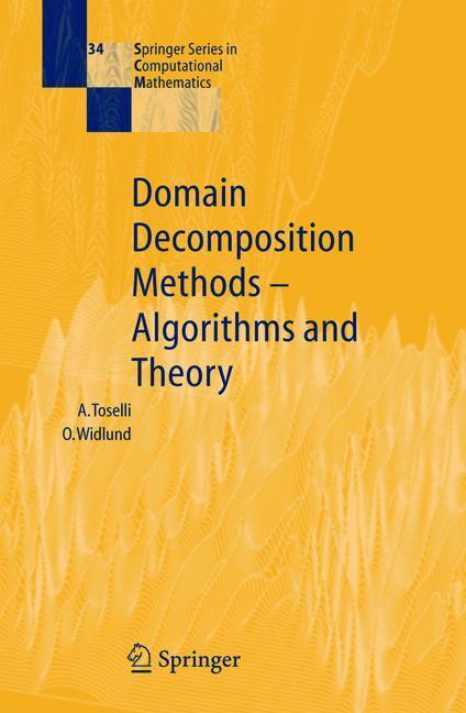 Cover: 9783642058486 | Domain Decomposition Methods - Algorithms and Theory | Widlund (u. a.)