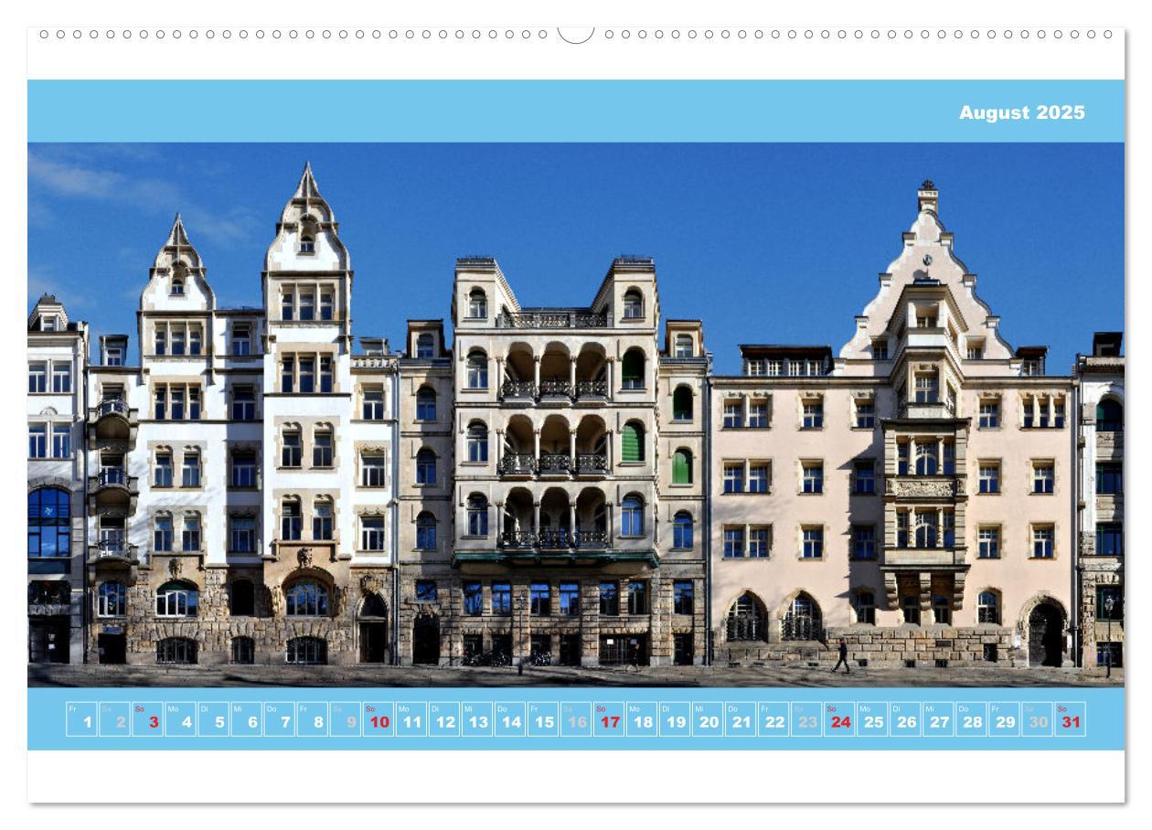 Bild: 9783435797981 | Leipzig Fassade 2025 (Wandkalender 2025 DIN A2 quer), CALVENDO...