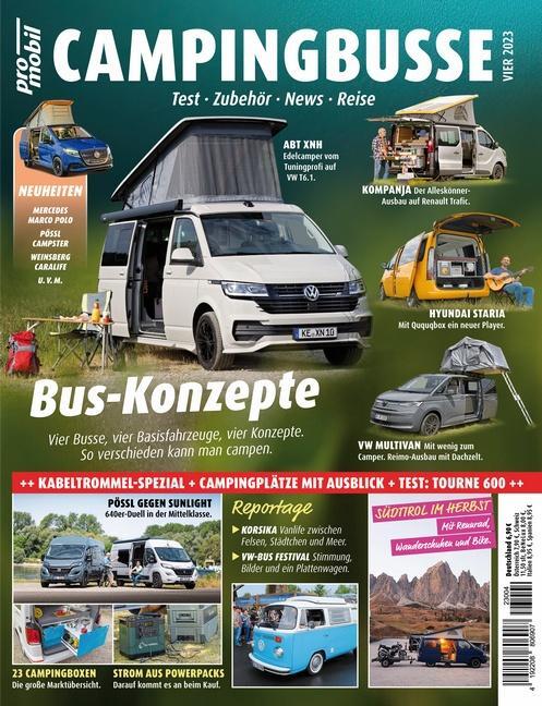 Cover: 9783613321090 | pro mobil Extra Campingbusse | Das Vanlife Magazin - Heft 04/2023