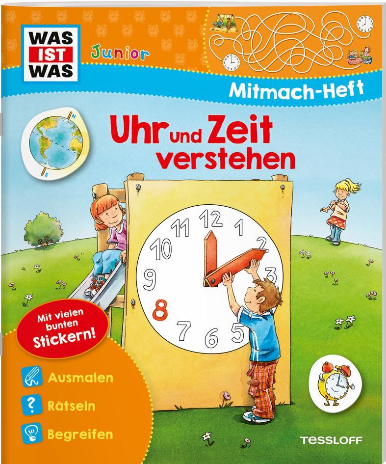 Cover: 9783788675868 | WAS IST WAS Junior-Mitmachheft Uhr und Zeit verstehen | Tatjana Marti