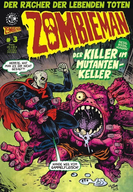 Cover: 9783869590752 | Zombieman 3 | Der Rächer der lebenden Toten | Levin Kurio | Broschüre