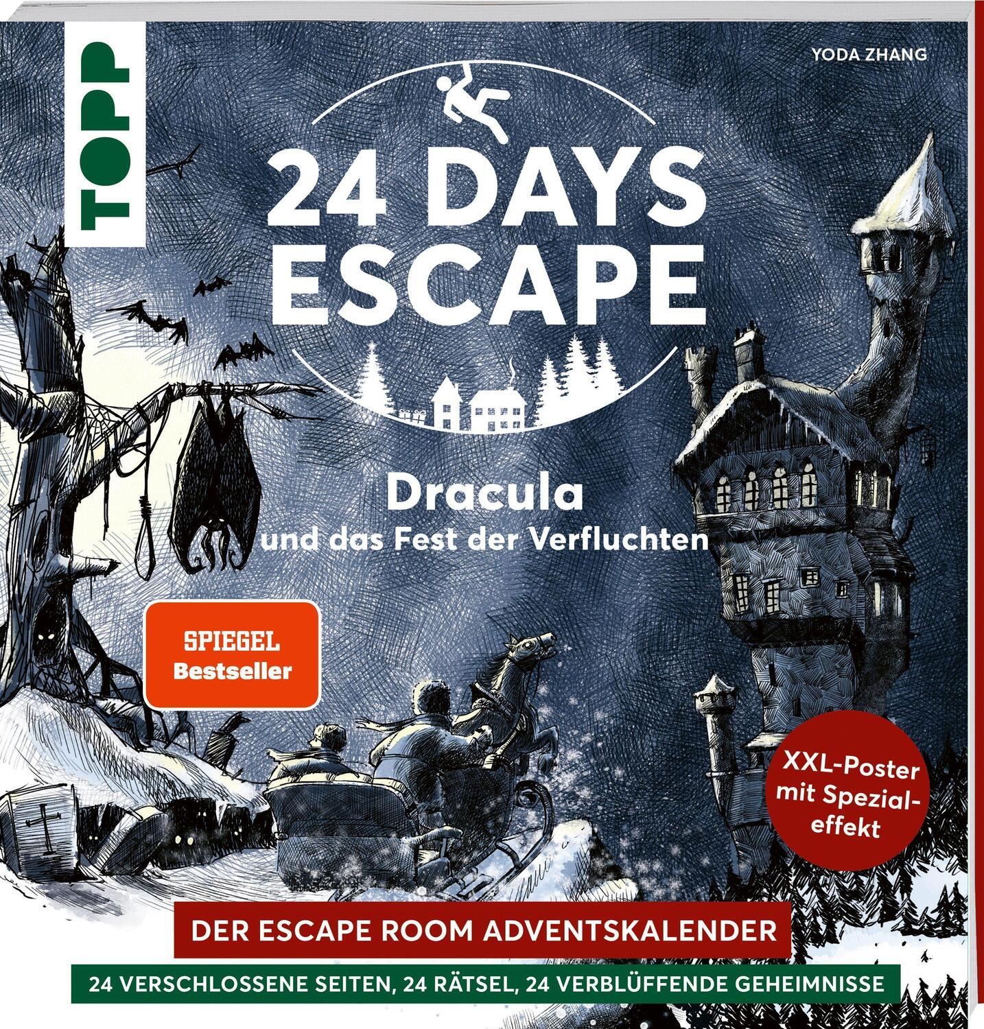 Cover: 9783772449871 | 24 DAYS ESCAPE - Der Escape Room Adventskalender: Dracula und das...