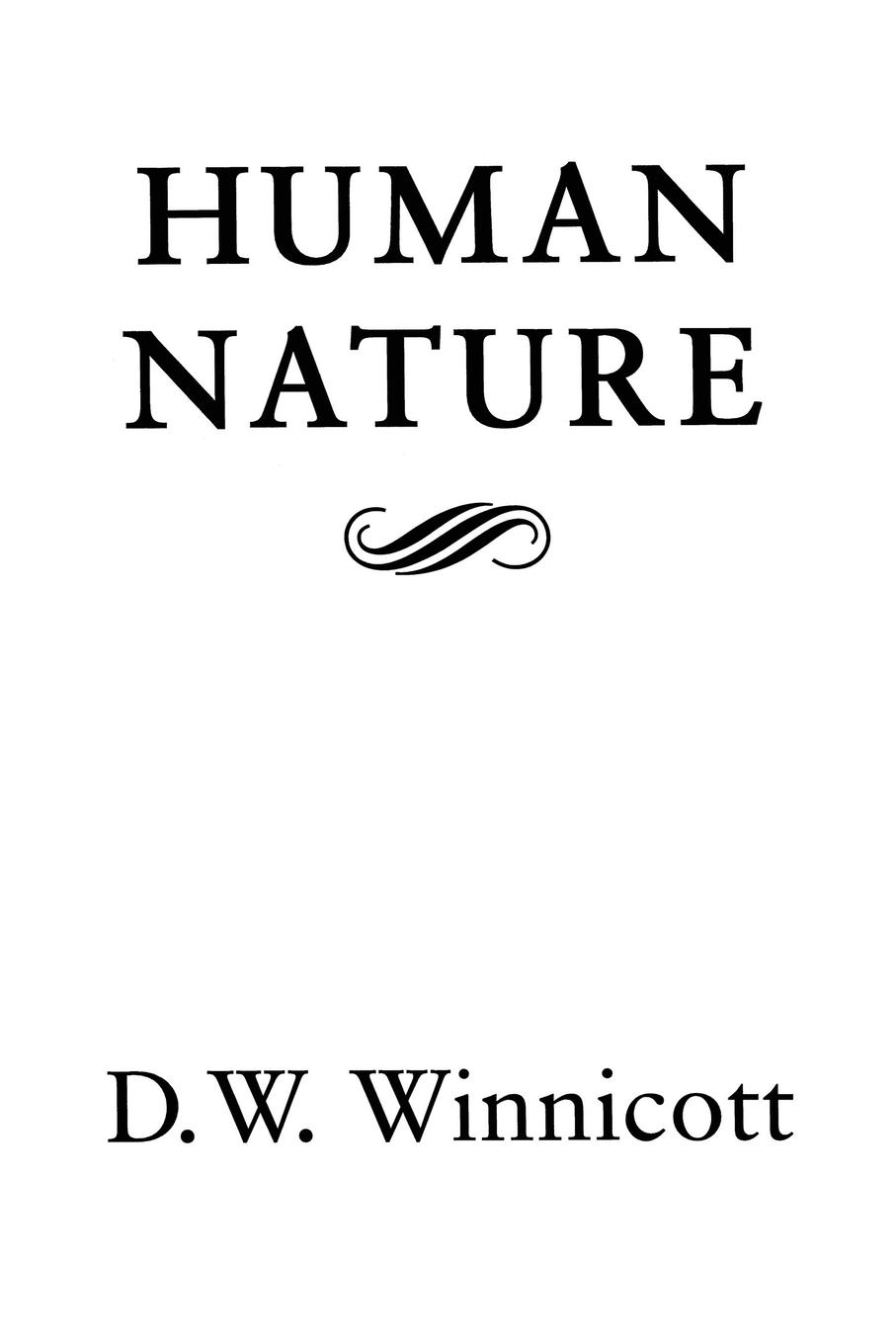 Cover: 9781138869158 | Human Nature | D. W. Winnicott | Taschenbuch | Englisch | 2015