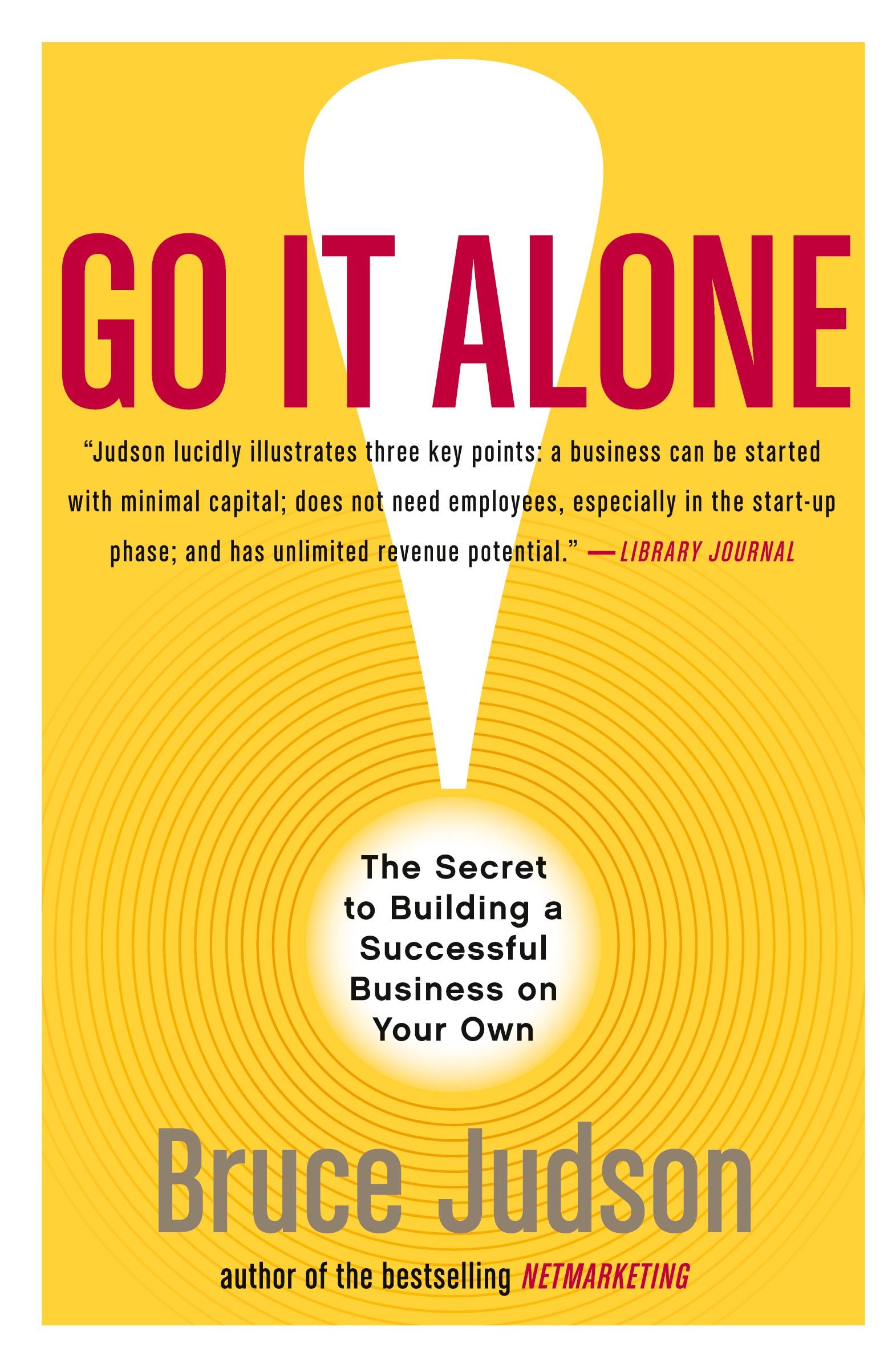 Cover: 9780060731144 | Go It Alone! | Bruce Judson | Taschenbuch | Kartoniert / Broschiert