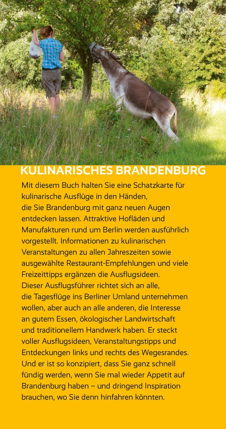 Bild: 9783897946361 | Reiseführer Kulinarisches Brandenburg | Julia Schoon | Taschenbuch