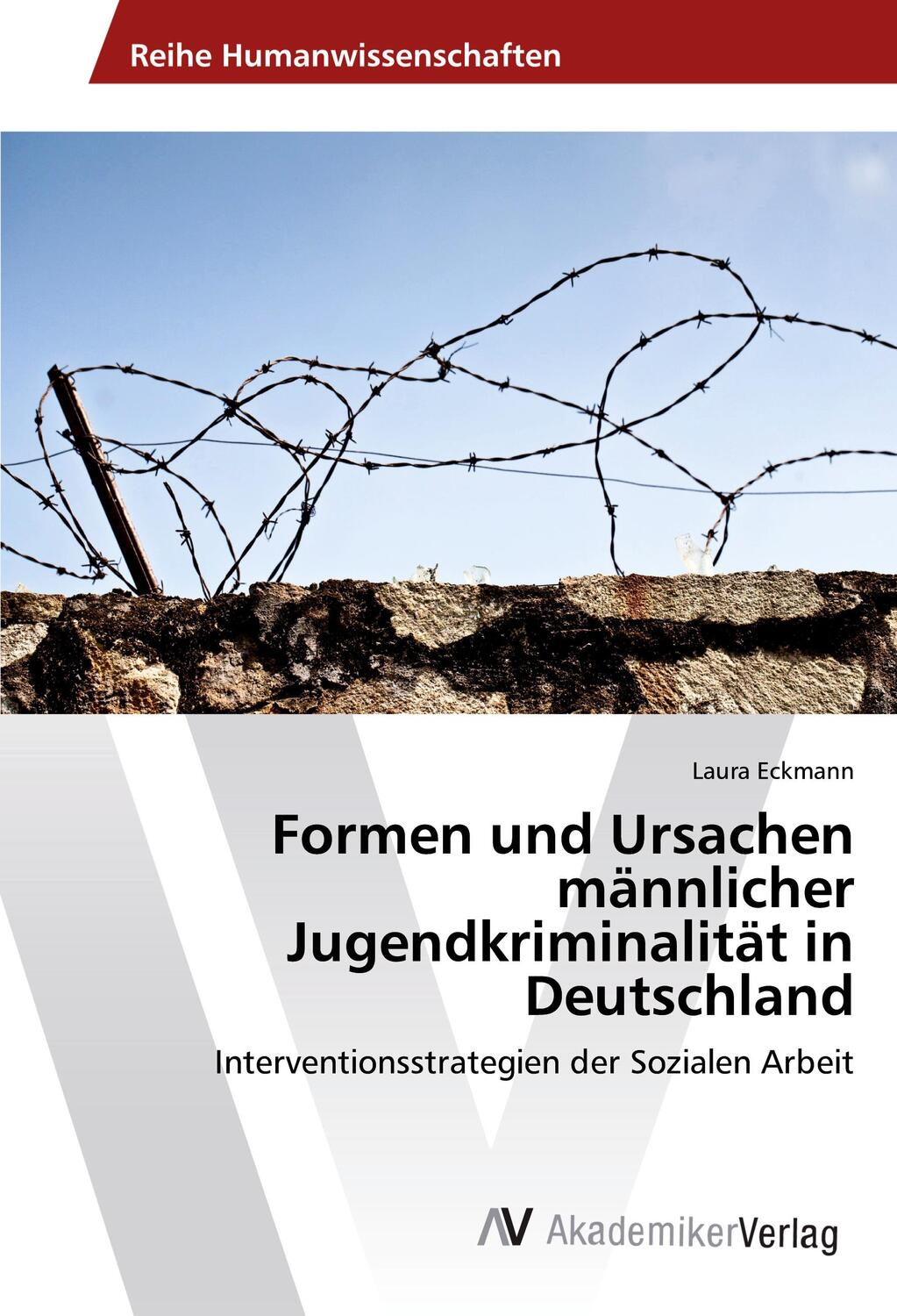 Cover: 9783639786743 | Formen und Ursachen männlicher Jugendkriminalität in Deutschland