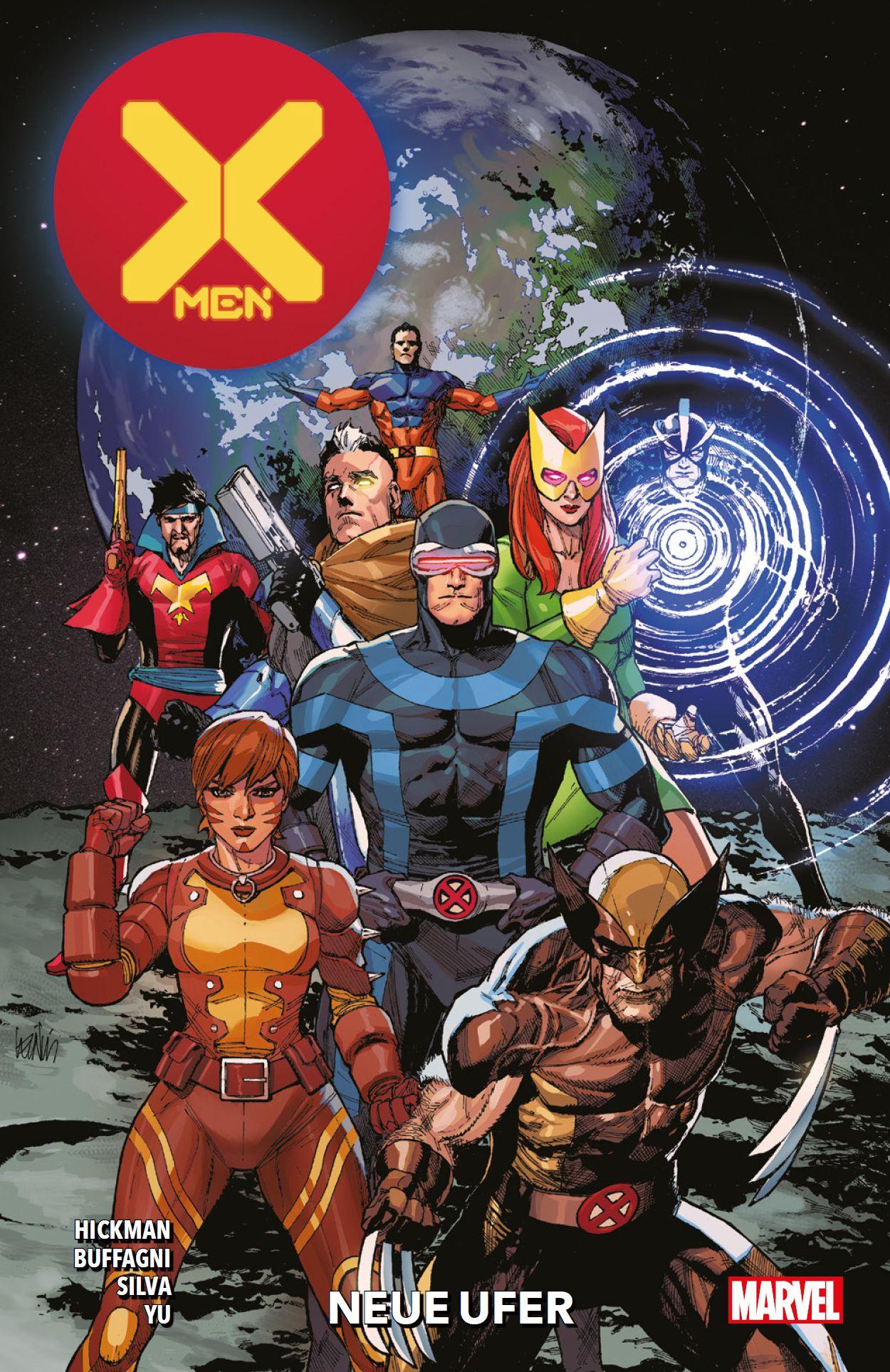 Cover: 9783741623592 | X-Men - Neustart | Bd. 1: Neue Ufer | Jonathan Hickman (u. a.) | Buch