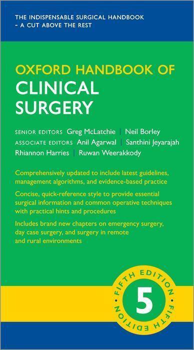 Cover: 9780198799481 | Oxford Handbook of Clinical Surgery | Anil Agarwal (u. a.) | Buch