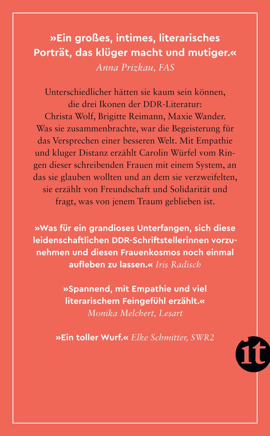 Rückseite: 9783458683384 | Drei Frauen träumten vom Sozialismus | Carolin Würfel | Taschenbuch