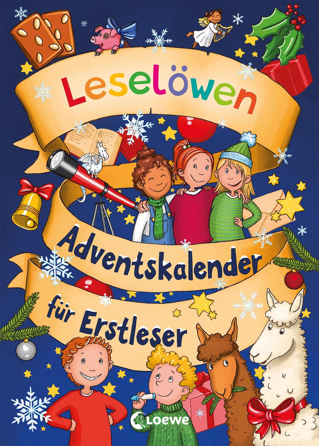 Cover: 9783743216044 | Leselöwen-Adventskalender für Erstleser | Eva Hierteis (u. a.) | Buch