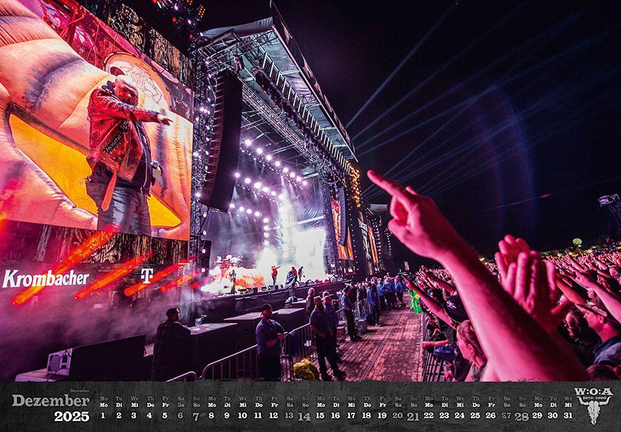 Bild: 9783966648400 | Wacken Kalender 2025 | Kalender | 14 S. | Deutsch | 2025