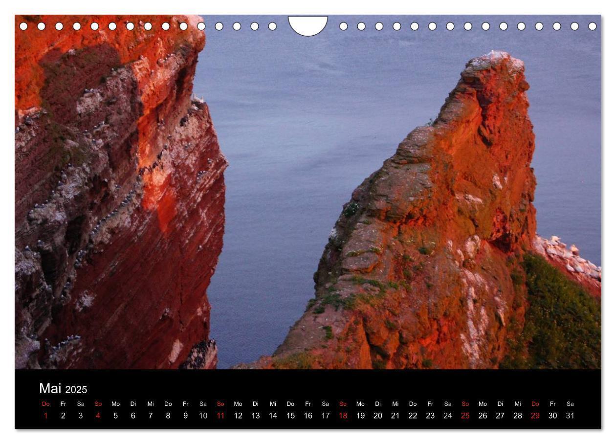 Bild: 9783435806867 | Abend in Helgoland (Wandkalender 2025 DIN A4 quer), CALVENDO...