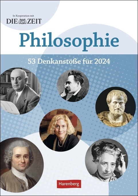 Cover: 9783840032158 | DIE ZEIT Philosophie Wochen-Kulturkalender 2024. Philosophische...
