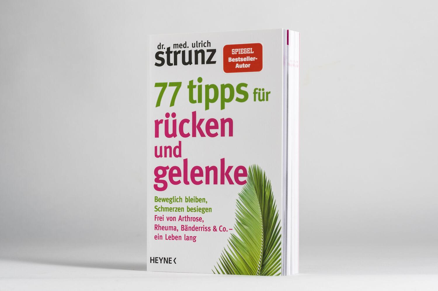 Bild: 9783453605770 | 77 Tipps für Rücken und Gelenke | Ulrich Strunz | Taschenbuch | 224 S.