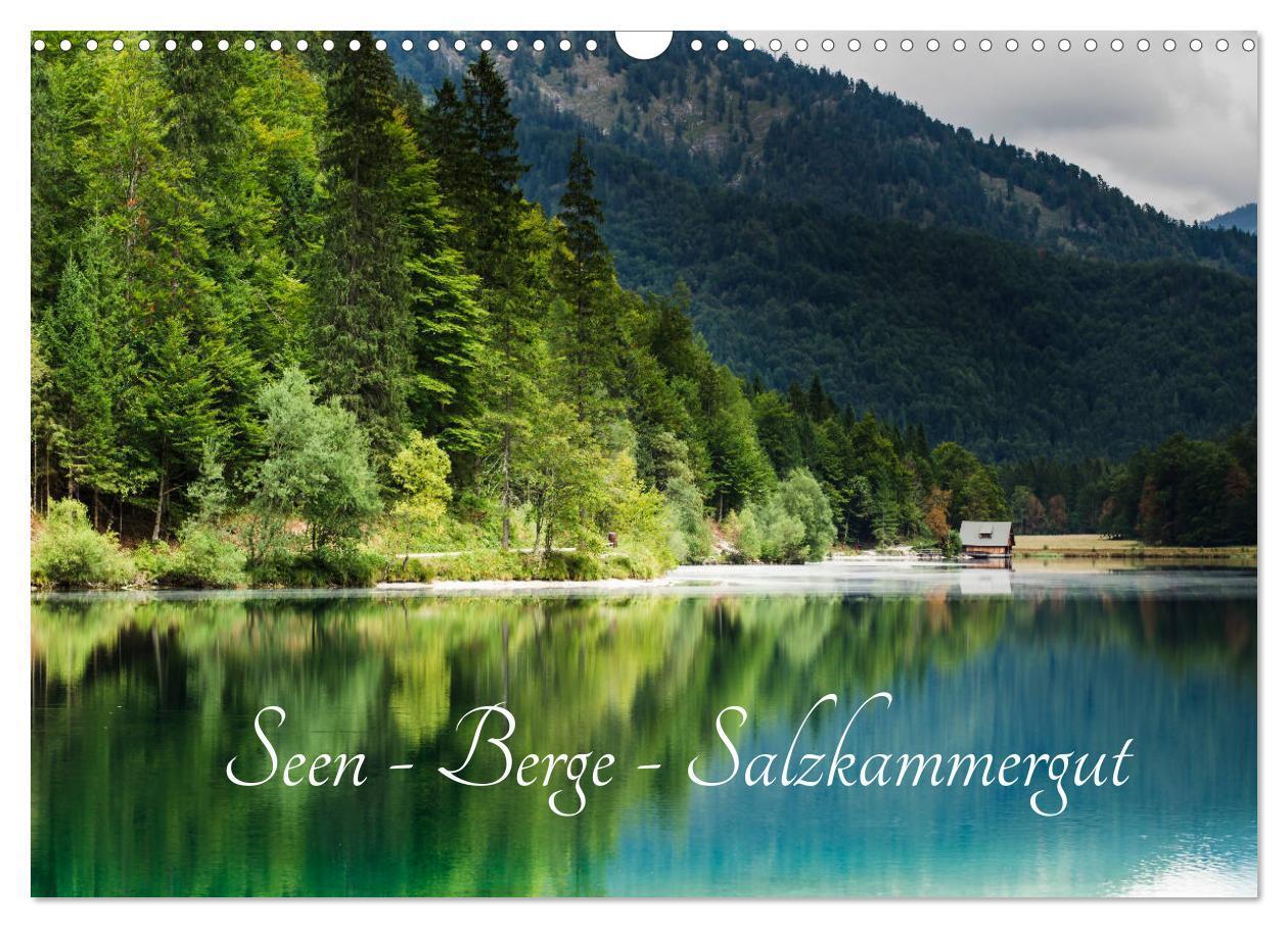 Cover: 9783675461727 | Seen - Berge - Salzkammergut (Wandkalender 2024 DIN A3 quer),...
