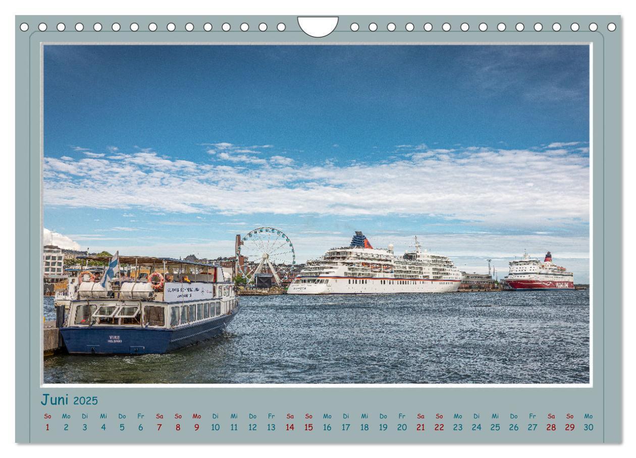 Bild: 9783383946219 | HELSINKI CITY (Wandkalender 2025 DIN A4 quer), CALVENDO Monatskalender