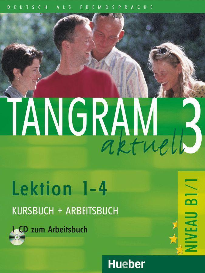 Cover: 9783190018185 | Tangram aktuell 3. Lektionen 1-4. Kursbuch und Arbeitsbuch mit CD