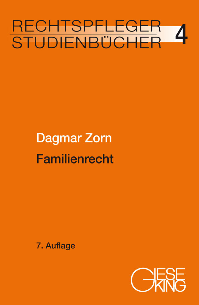 Cover: 9783769412840 | Familienrecht | Dagmar Zorn | Taschenbuch | XV | Deutsch | 2022