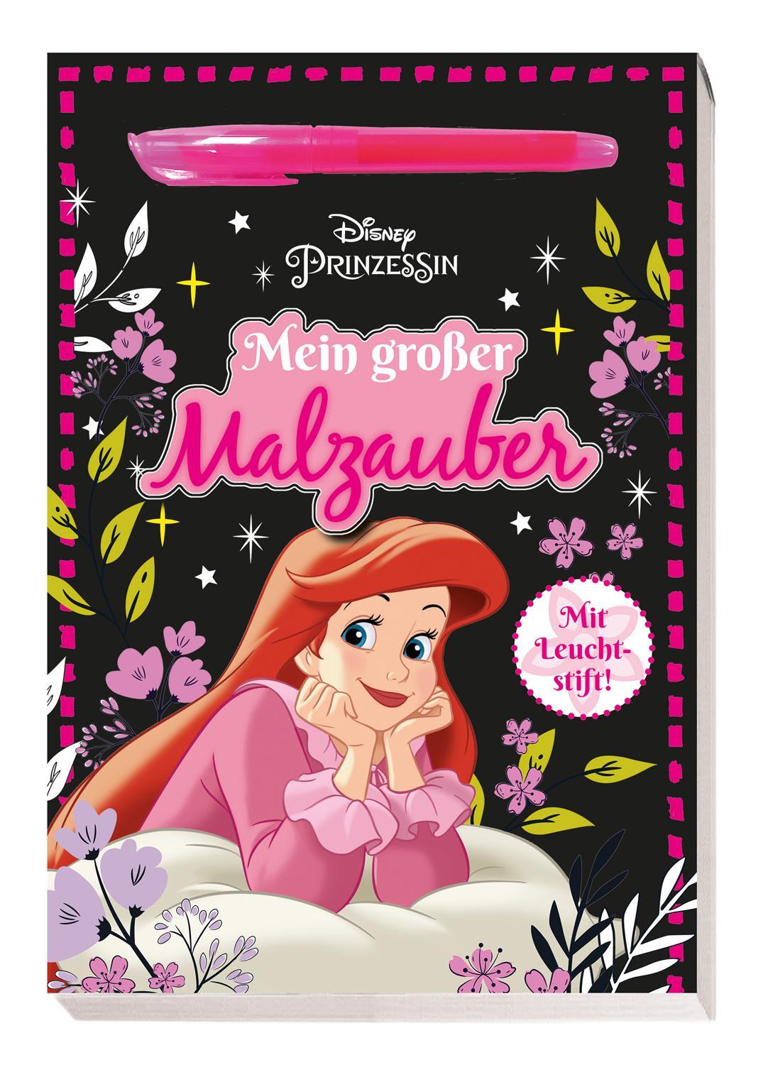 Cover: 9783833244391 | Disney Prinzessin: Mein großer Malzauber | Block mit Leuchtstift