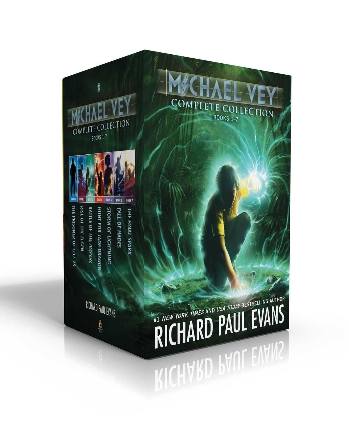 Cover: 9781534416208 | Michael Vey Complete Collection Books 1-7 (Boxed Set) | Evans | Buch