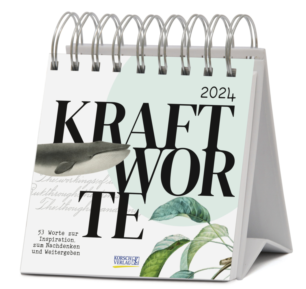 Cover: 9783731872139 | Kraftworte 2024 | Korsch Verlag | Kalender | Spiralbindung | 54 S.