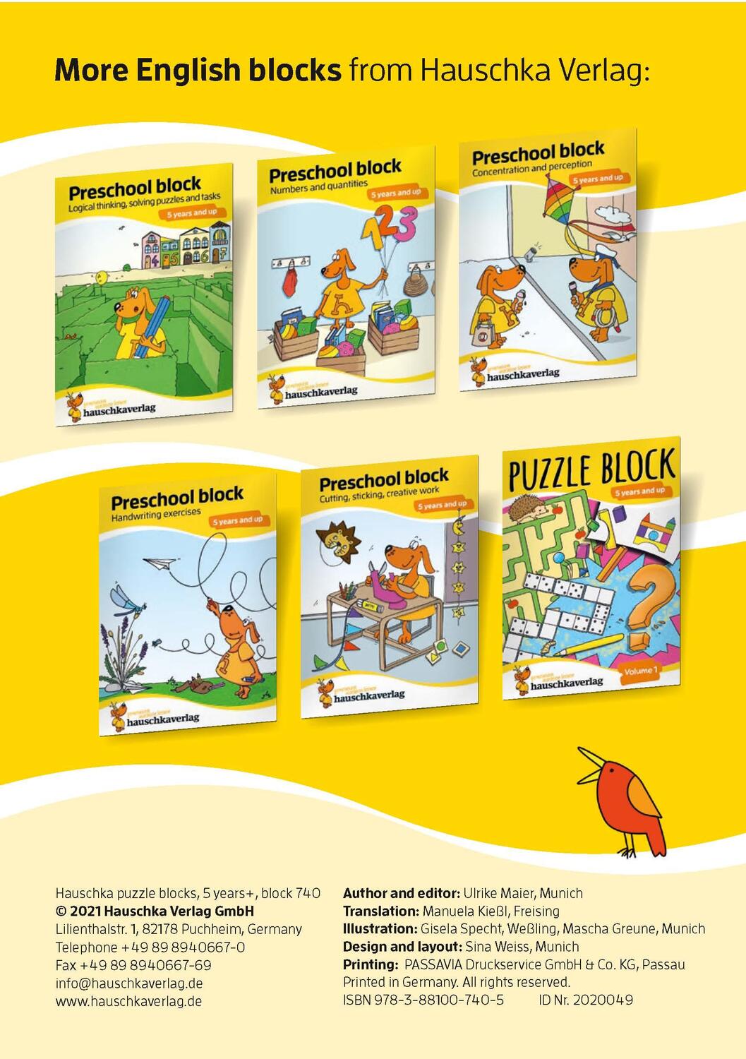 Bild: 9783881007405 | Puzzle Activity Book from 5 Years - Volume 2: Colourful Preschool...