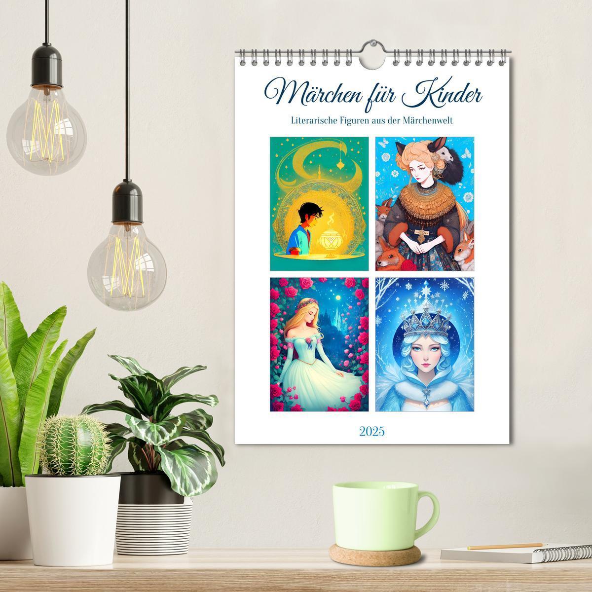 Bild: 9783435862221 | Märchen für Kinder (Wandkalender 2025 DIN A4 hoch), CALVENDO...