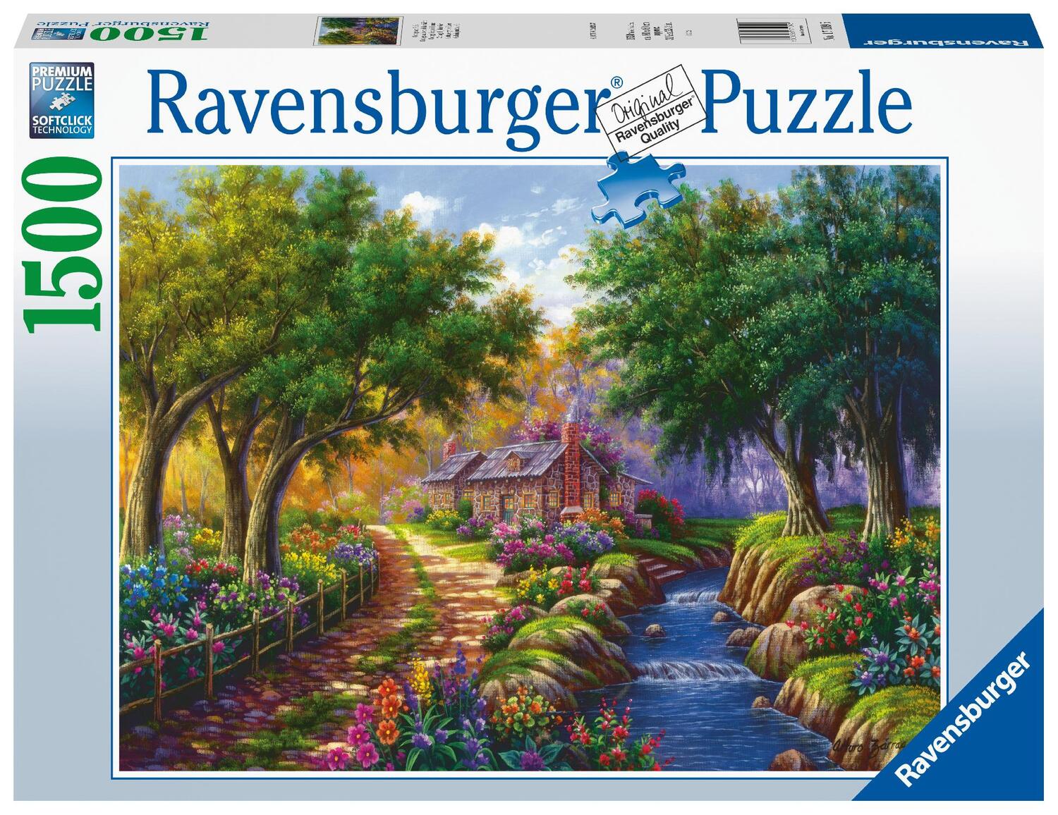 Cover: 4005556171095 | Ravensburger Puzzle 17109 Cottage am Fluß 1500 Teile Puzzle | Spiel