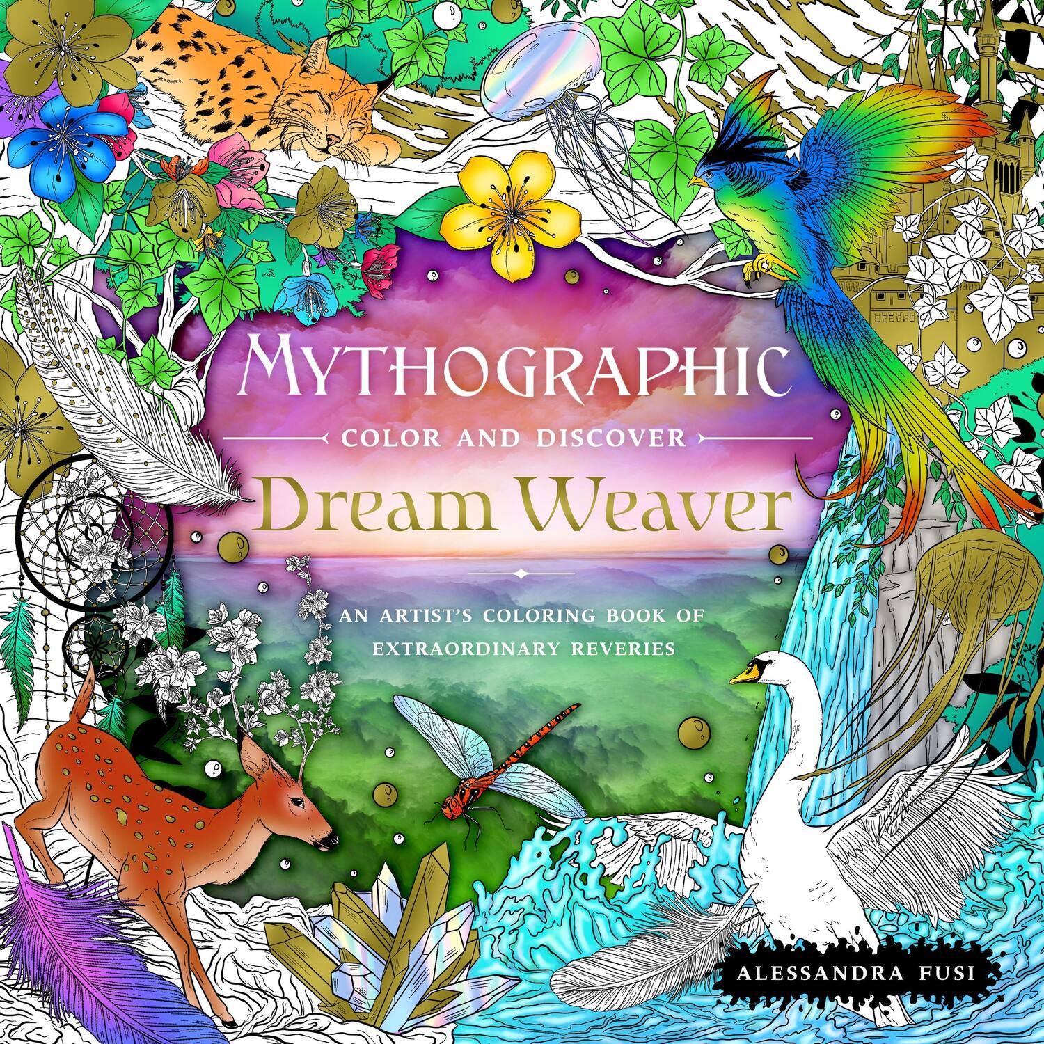Cover: 9781250283511 | Mythographic Color and Discover: Dream Weaver: An Artist's Coloring...