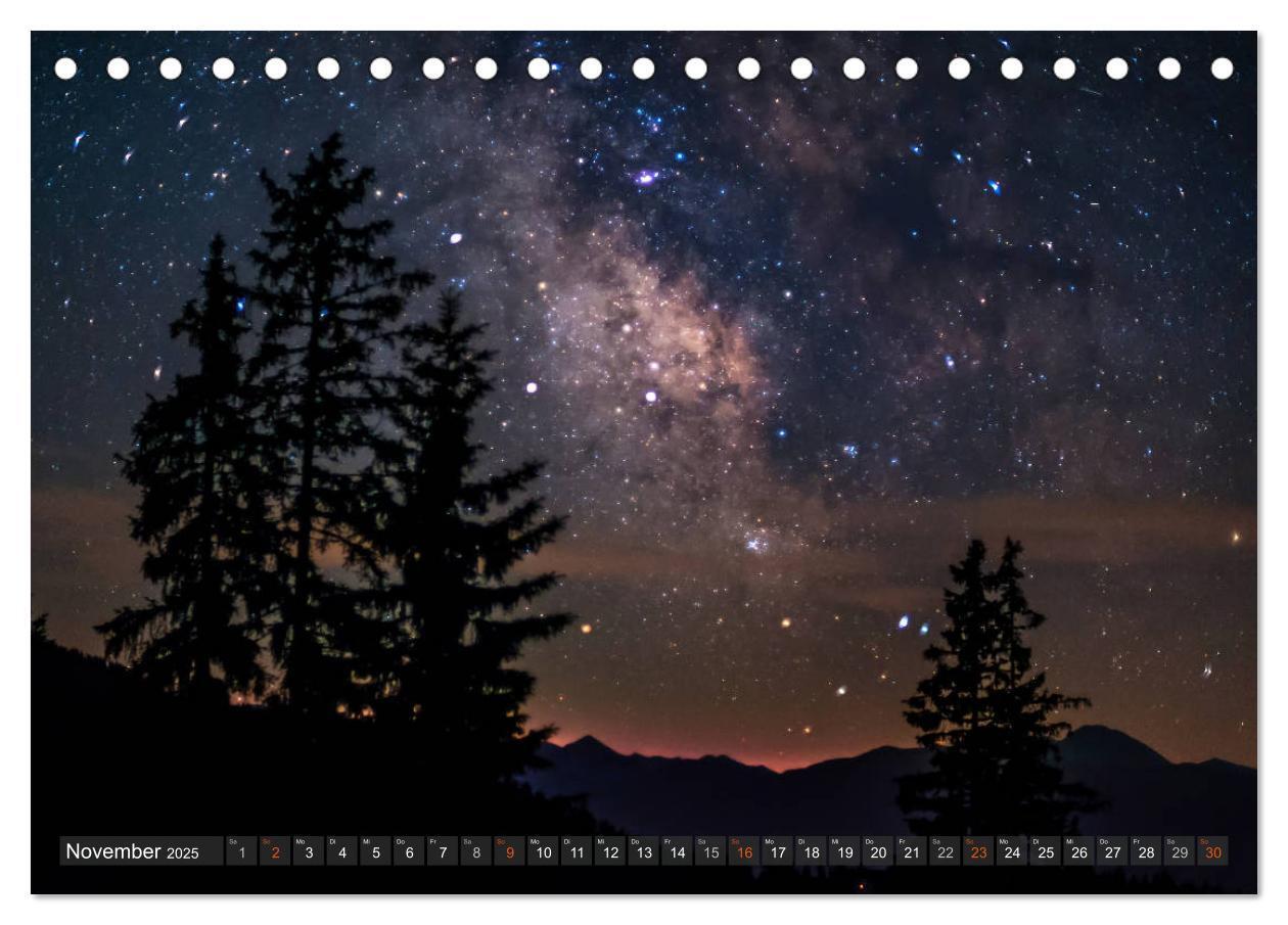 Bild: 9783435423545 | Himmelslichter - Mond und Sterne (Tischkalender 2025 DIN A5 quer),...