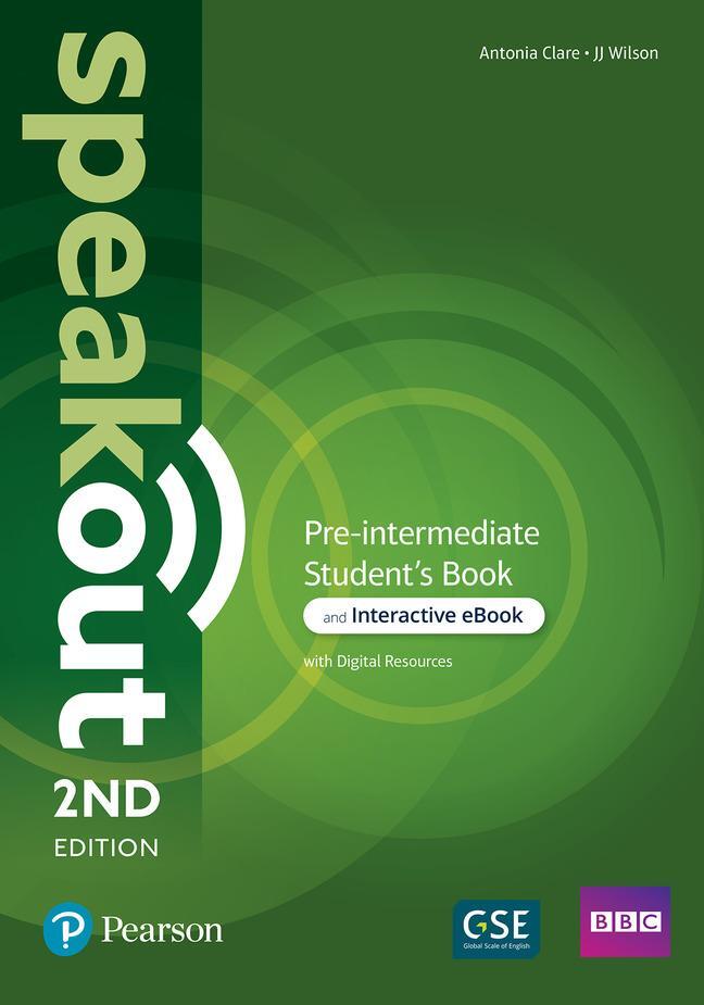 Cover: 9781292394640 | Speakout 2ed Pre-intermediate Student's Book &amp; Interactive eBook...