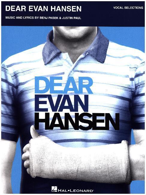 Cover: 888680674908 | Dear Evan Hansen, Vocal Selections, Piano, Voice & Guitar Book | 2017