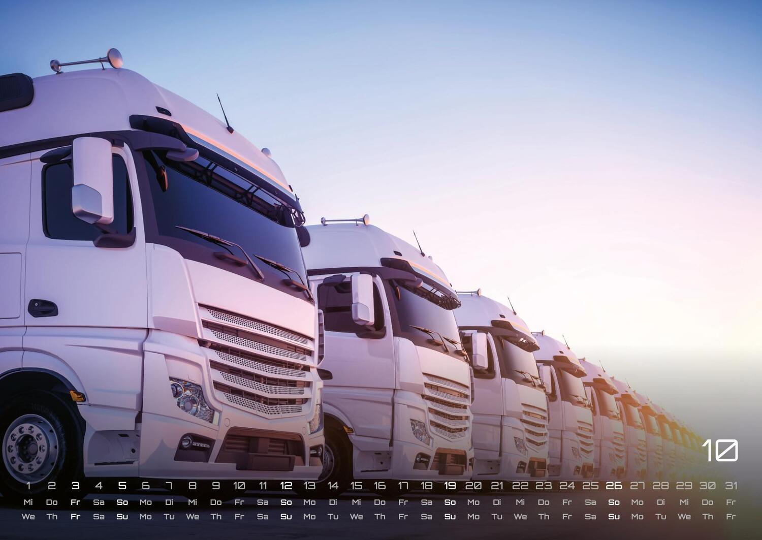 Bild: 9783986734107 | Trucks - Könige der Straße - LKW - 2025 - Kalender DIN A2 | de | 2025