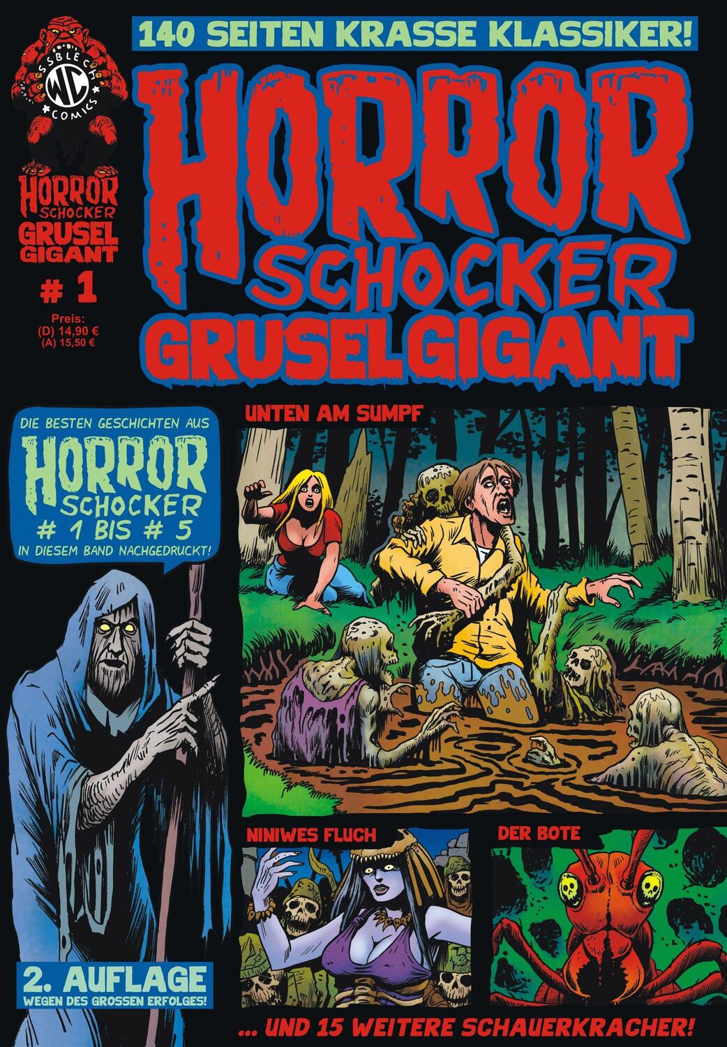 Cover: 9783869590707 | Horrorschocker Grusel Gigant 1 | Horrorschocker 1 bis 5 | Taschenbuch