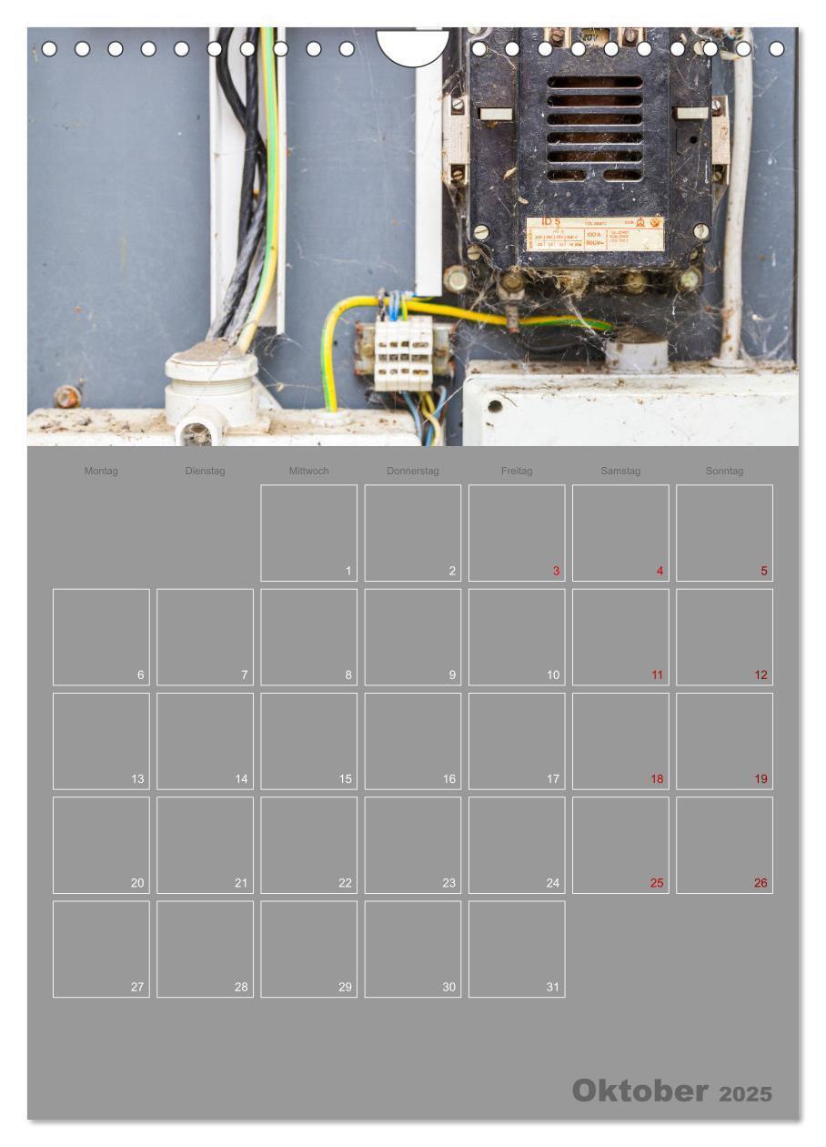 Bild: 9783435934003 | Brandgefährliche elektrische Anlagen (Wandkalender 2025 DIN A4...