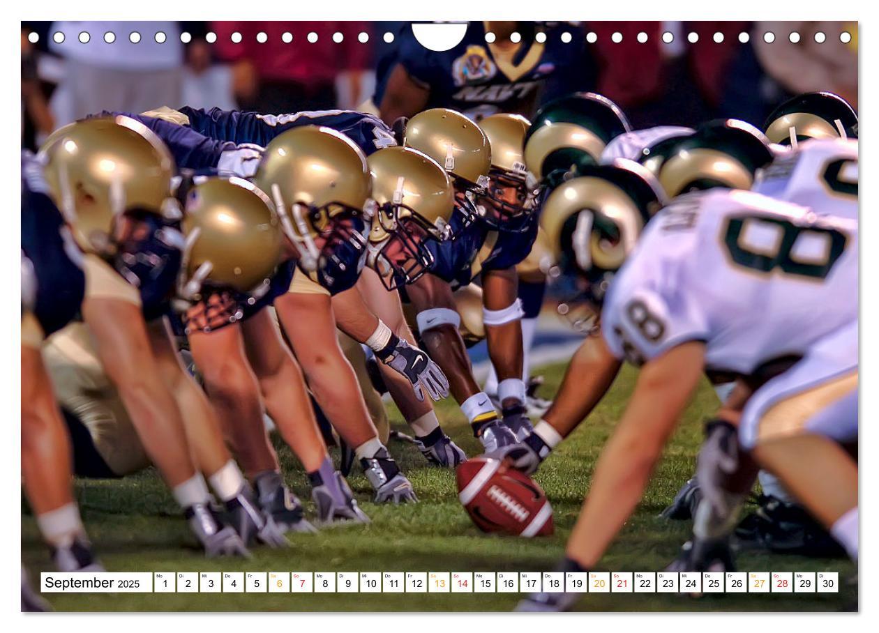 Bild: 9783383933257 | American Football - mein Sport (Wandkalender 2025 DIN A4 quer),...