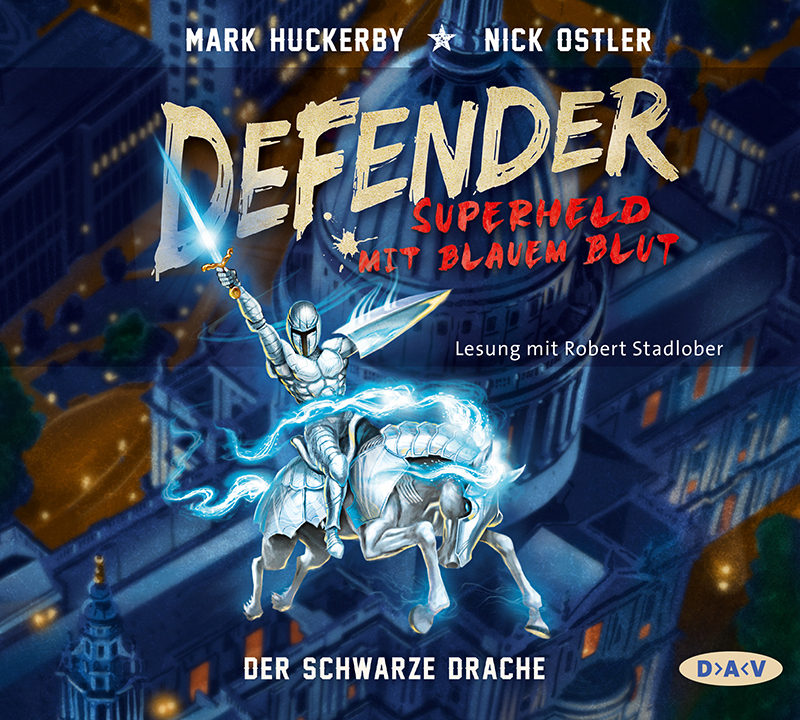 Cover: 9783862318445 | Defender - Superheld mit blauem Blut. Der Schwarze Drache, 4 Audio-CDs