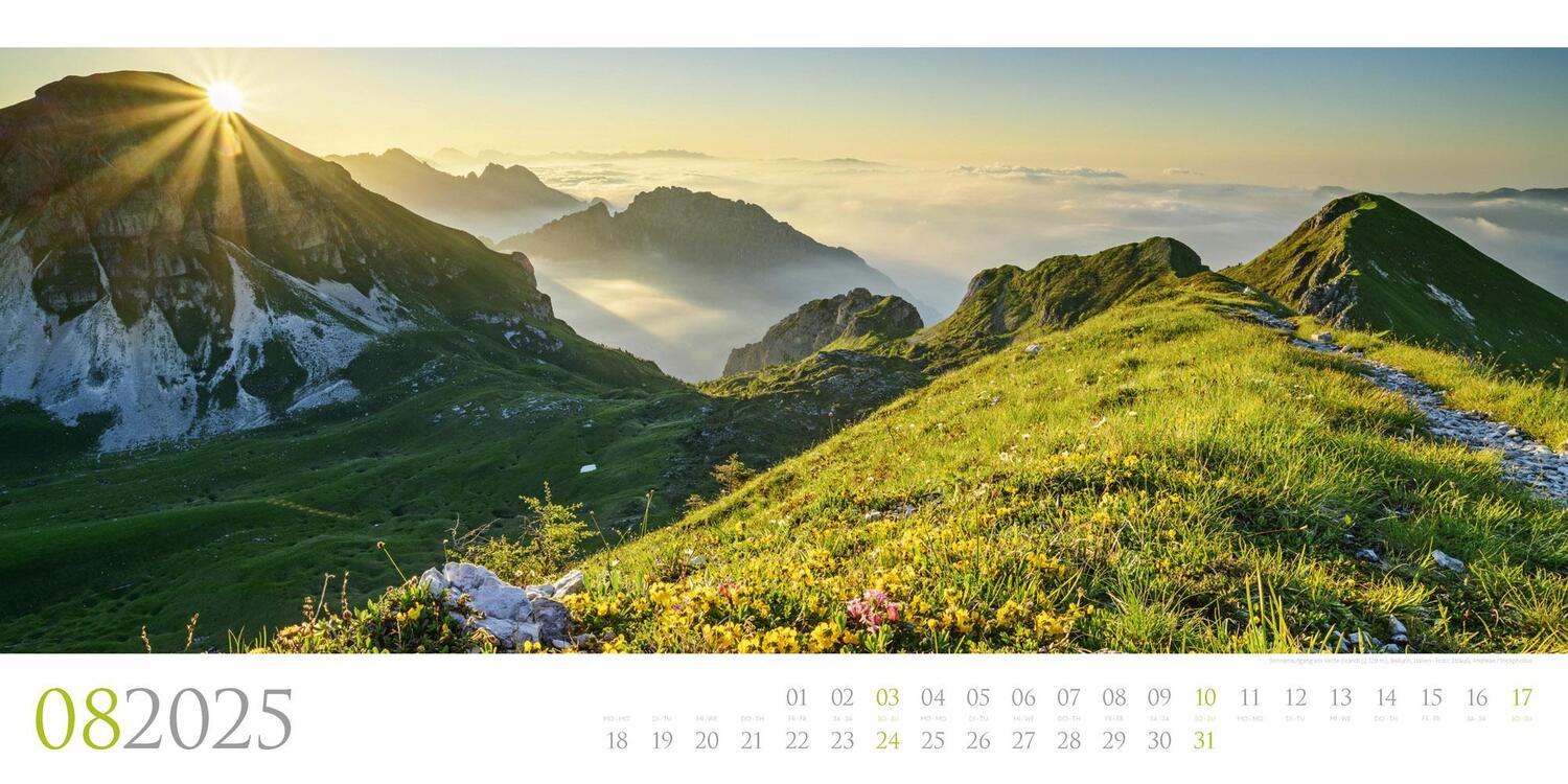 Bild: 9783838425580 | Dolomiten Kalender 2025 | Ackermann Kunstverlag | Kalender | 14 S.