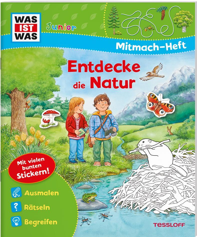 Cover: 9783788675714 | WAS IST WAS Junior Mitmach-Heft Entdecke die Natur | Tatjana Marti