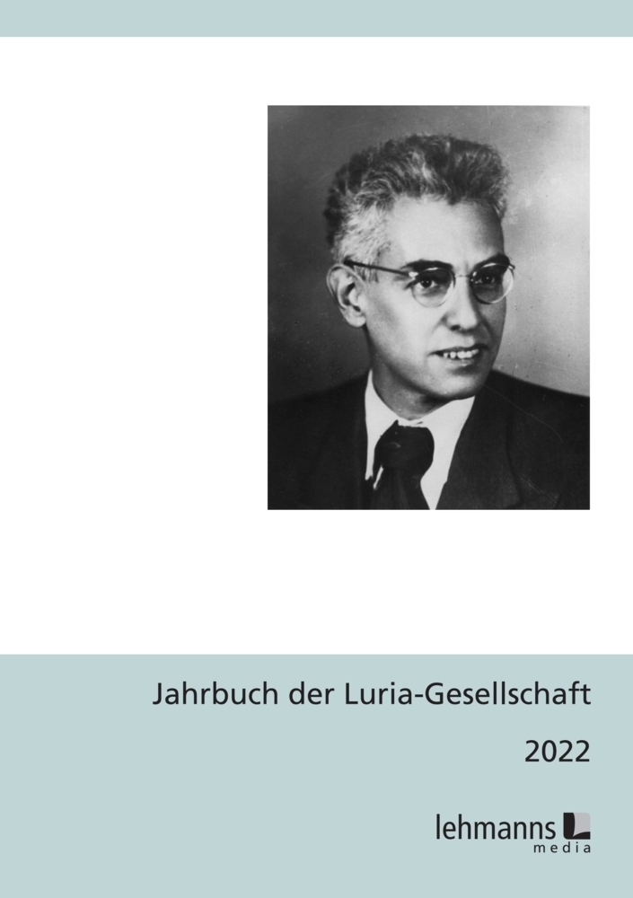 Cover: 9783965433922 | Jahrbuch der Luria-Gesellschaft 2022 | Willehad Lanwer | Taschenbuch