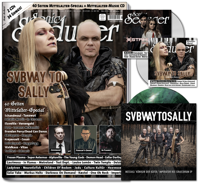 Cover: 9783958971684 | Sonic Seducer.03/2019 + Titelstory Subway To Sally (Limited...