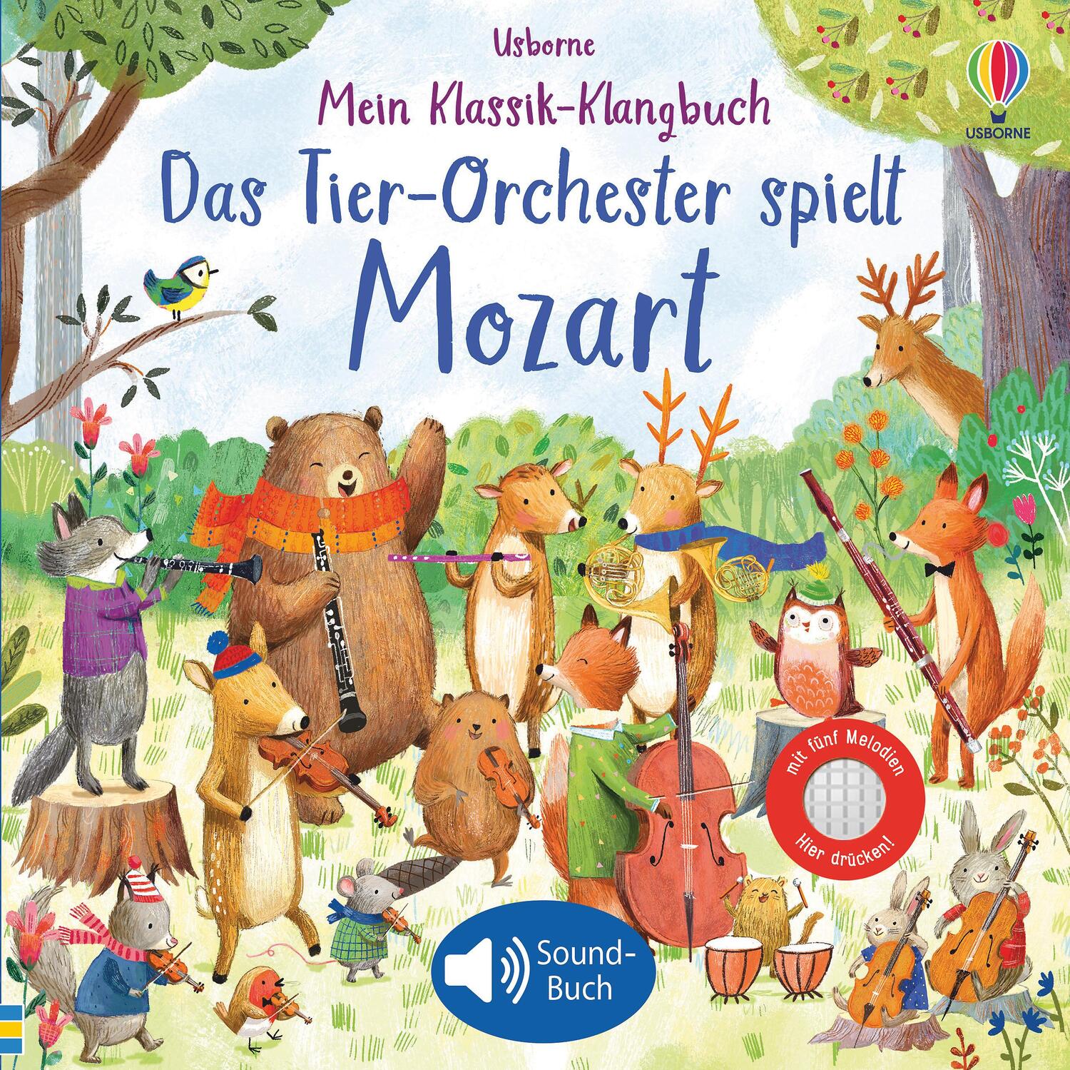 Cover: 9781789415681 | Mein Klassik-Klangbuch: Das Tier-Orchester spielt Mozart | Soundbuch