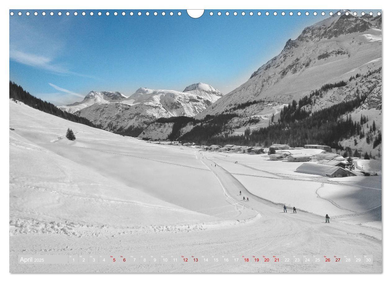 Bild: 9783435232888 | Arlberg - magic of winter (Wandkalender 2025 DIN A3 quer), CALVENDO...