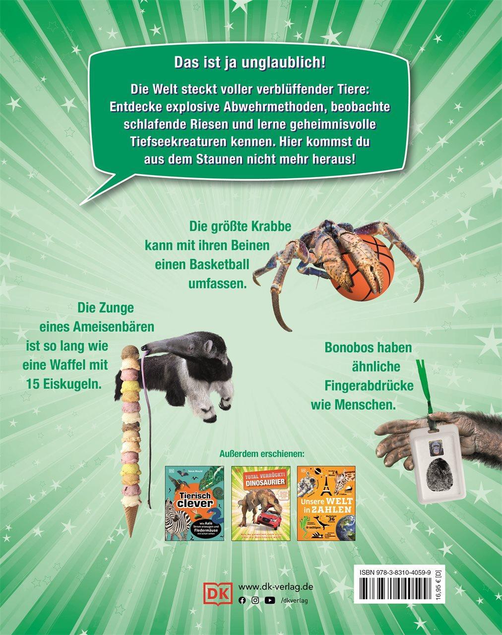 Rückseite: 9783831040599 | Total verrückte Tiere | Buch | 176 S. | Deutsch | 2020